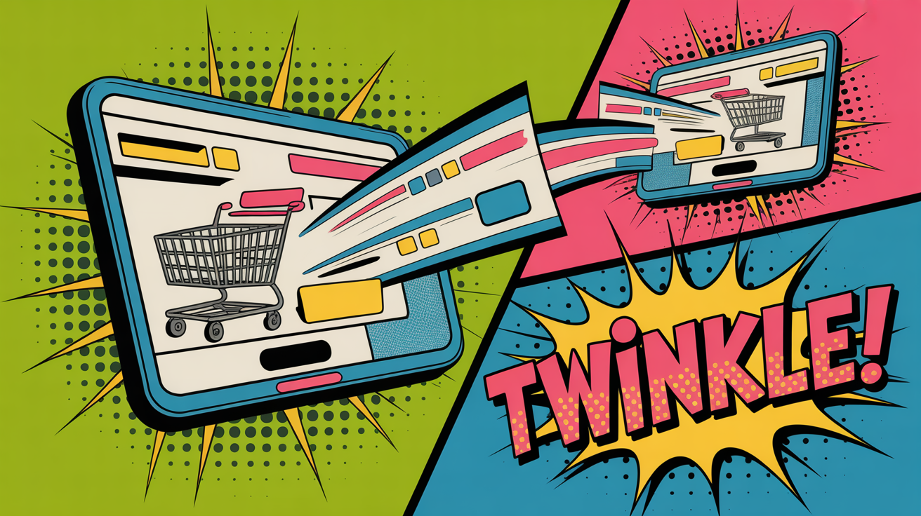 Pop art illustratie Syncer in Twinkle Magazine - platform migratie lessen